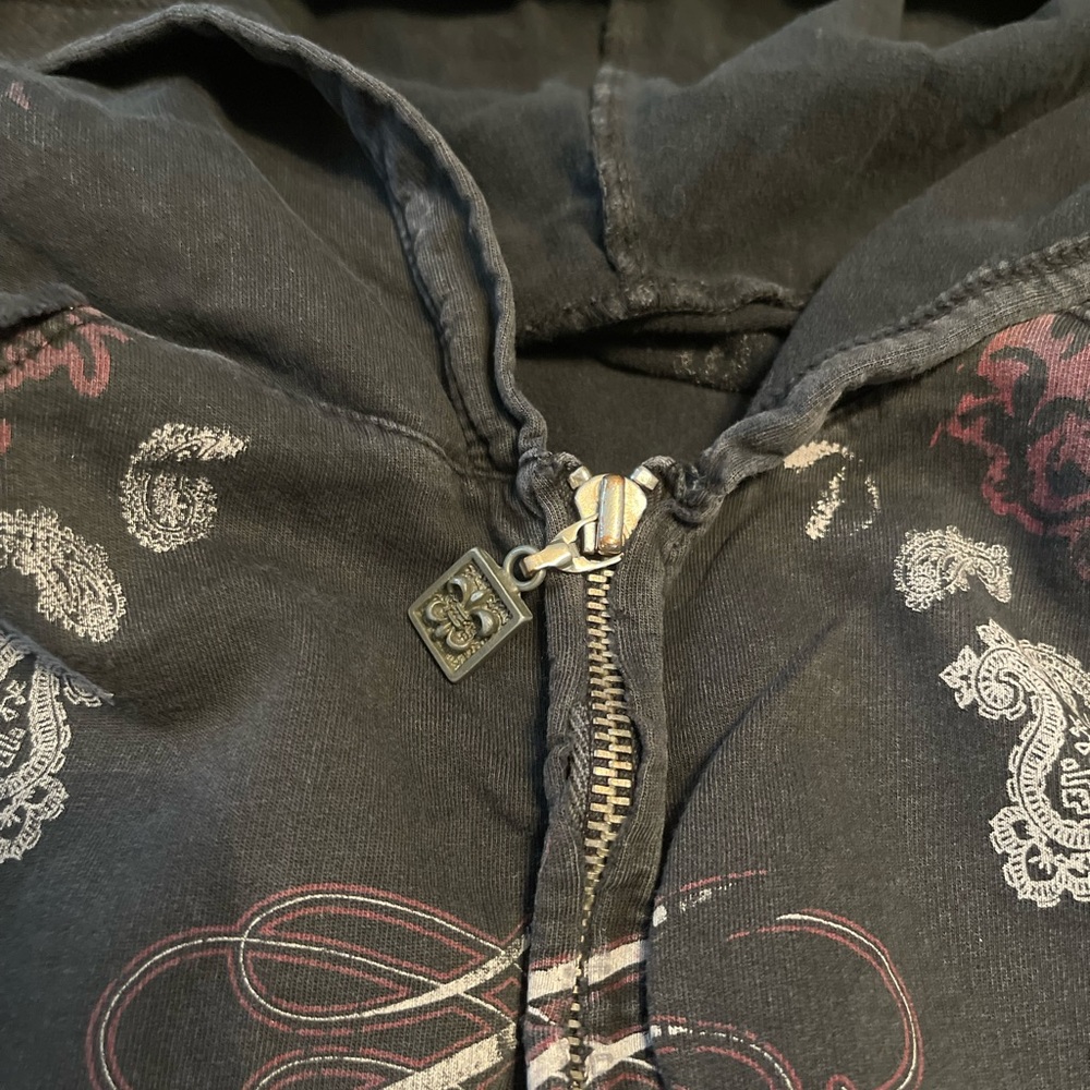 Medium sinful zip up hoodie sweatshirt.
